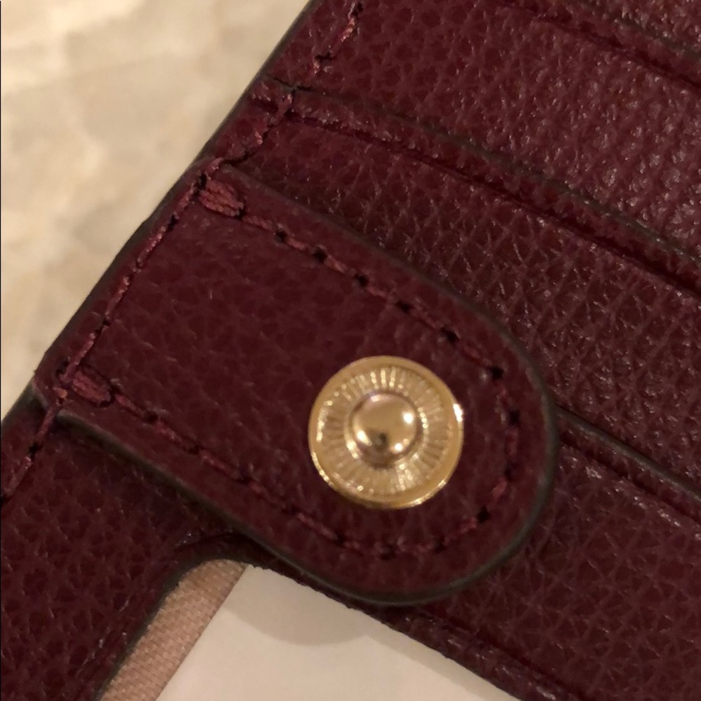 Sylvia Continental Wristlet Wallet Cherrywood -- NEW - Picture 8 of 10